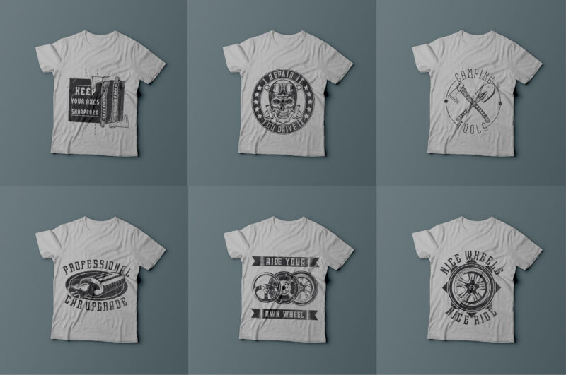 56 t-shirt designs BUNDLE