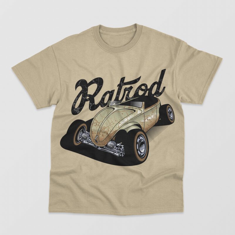 Hotrod cars vector collection vol.2