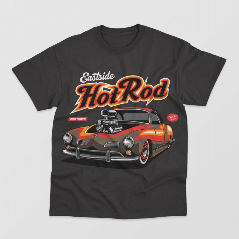 Hotrod cars vector collection vol.2