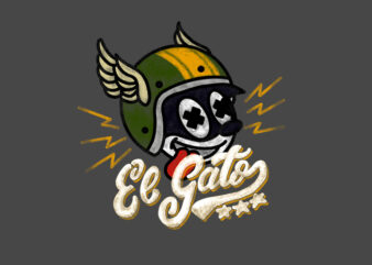 el gato vector clipart