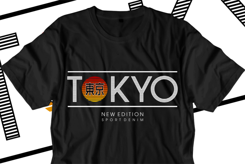 tokyo urban city t shirt design svg, urban street t shirt design, urban style t shirt design