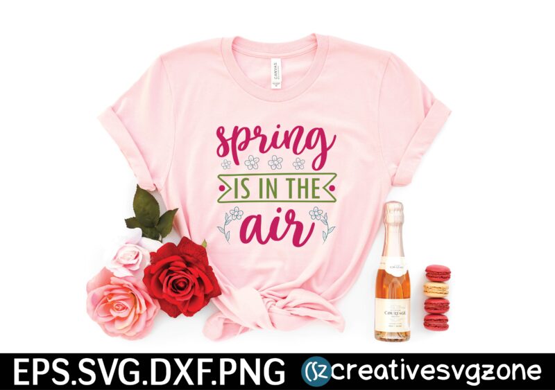 Spring svg bundle t shirt template vector