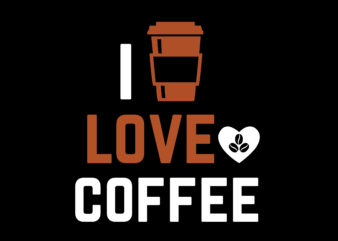 I love coffee best sellingt shirt design