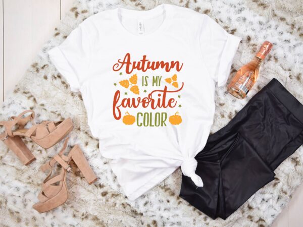 Autumn is my favorite color svg t shirt