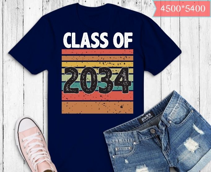 Retro Vintage Class Of 2034 Grow With Me T-shirt design svg,Retro Vintage Class Of 2034, Retro Vintage Class Of 2034, birthday, vintage