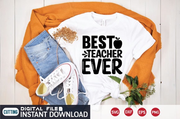 Teacher svg bundle graphic t shirt