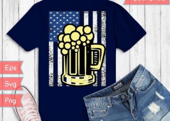 brewery shirt design svg, brewery beer svg, brewery beer mug png, brewery beer american flag svg,Patriotic US Flag American Brewery Craft Beer T-Shirt svg,