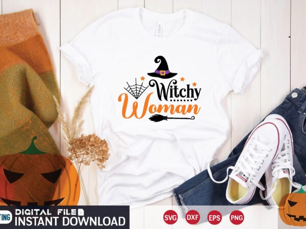 Witchy woman svg t shirt design
