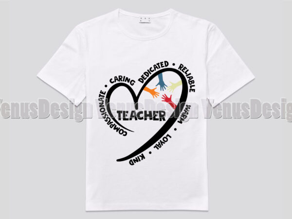 Art teacher heart editable shirt design