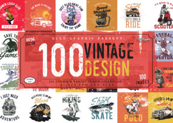 100 Vintage design collection