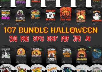 Halloween SVG 107 bundle t shirt design, Halloween SVG T-Shirt Design 107 Bundle, Halloween Bundle, Bundle Halloween, Halloween SVG Bundle, Halloween Bundles, Bundle Halloween SVG, Bundles Halloween Svg, Pumpkin scary