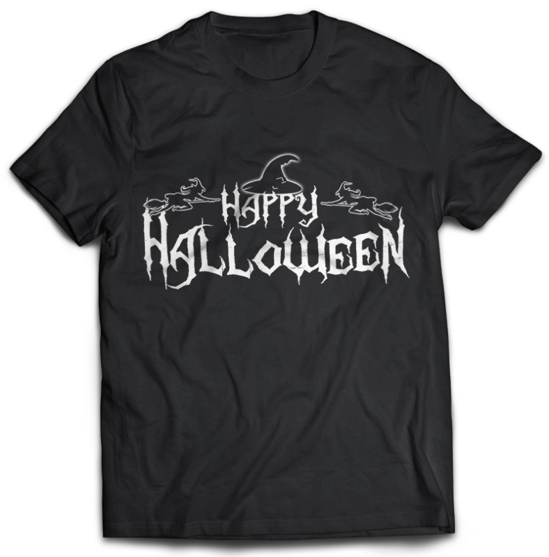 11 Bundle Halloween TSHIRT Designs psd file editable text and layers ...