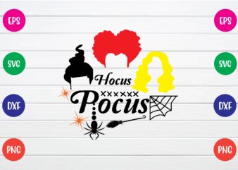 hocus pocus svg T shirt Design