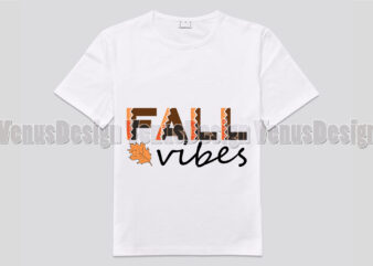 Fall Vibes Tshirt Editable Design