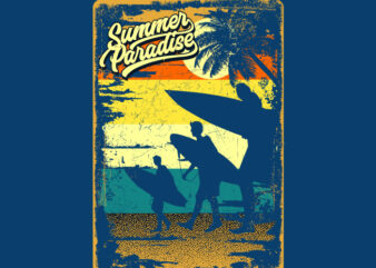 SUMMER PARADISE VINTAGE SIGNS