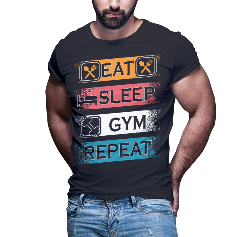 53 Fitness GYM motivation tshirt designs bundle