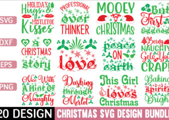 Christmas svg bundle t shirt vector file