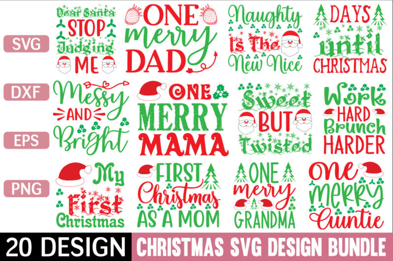 Christmas Svg bundle graphic t shirt