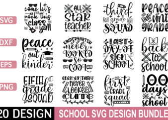 school svg bundle graphic t shirt for sale!