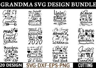 Grandma svg design bundle