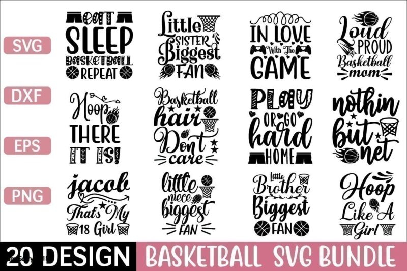Basketball Jersey Black White 23 Bundle Graphic by