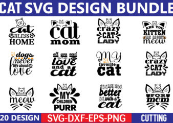 Cat svg bundle graphic t shirt