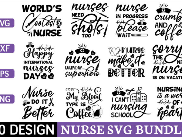 Nurse svg bundle graphic t shirt