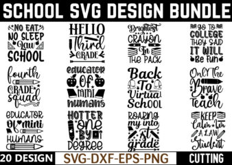 school svg bundle graphic t shirt for sale!