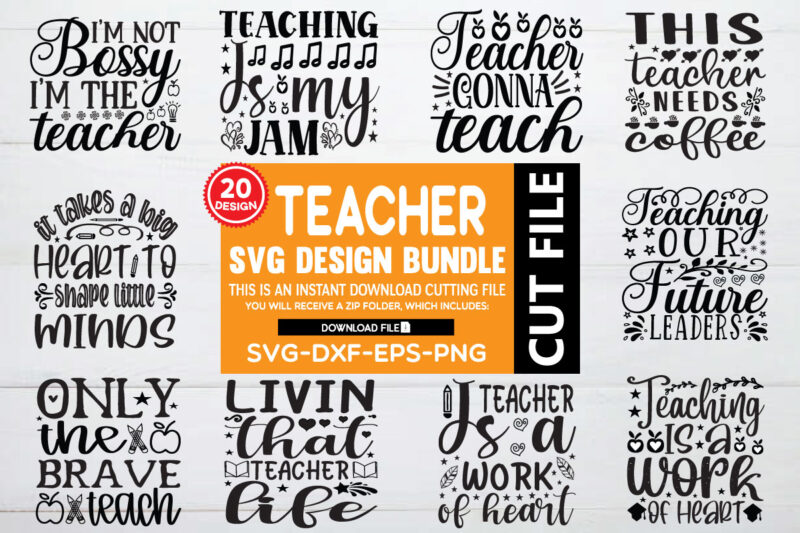 Teacher svg bundle graphic t shirt