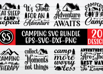 Camping svg bundle graphic t shirt