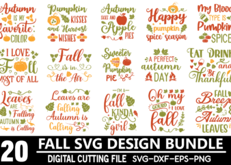 Fall svg bundle t shirt graphic design