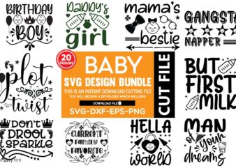 Baby svg bundle t shirt template