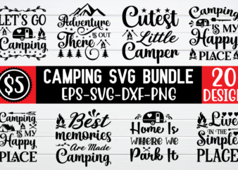 Camping svg bundle graphic t shirt