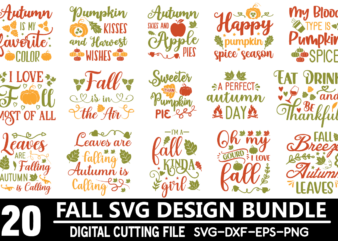 Fall svg design bundle