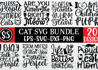 Cat svg bundle graphic t shirt