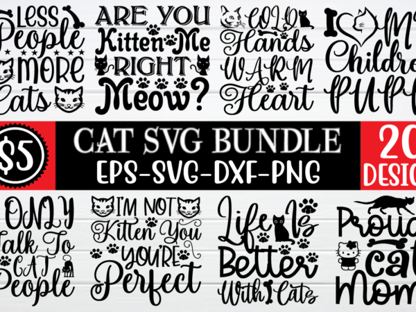 Cat svg bundle graphic t shirt