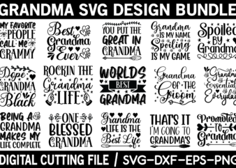 Grandma svg design bundle