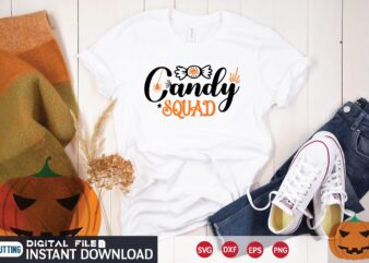 candy squad svg T shirt Design