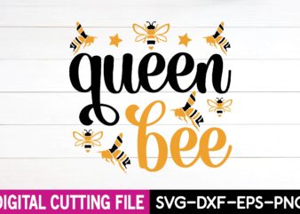 queen bee svg t-shirt design