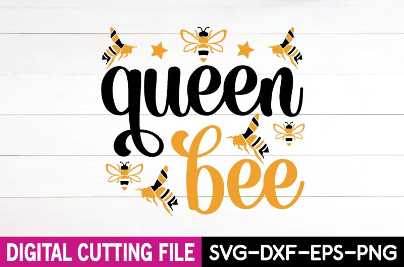 queen bee svg t-shirt design
