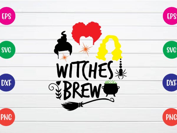 Witches brew svg t shirt design