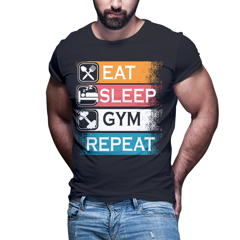 53 Fitness GYM motivation tshirt designs bundle