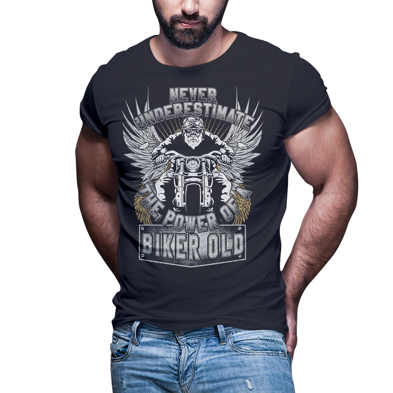 50 Biker tshirt designs bundle editable