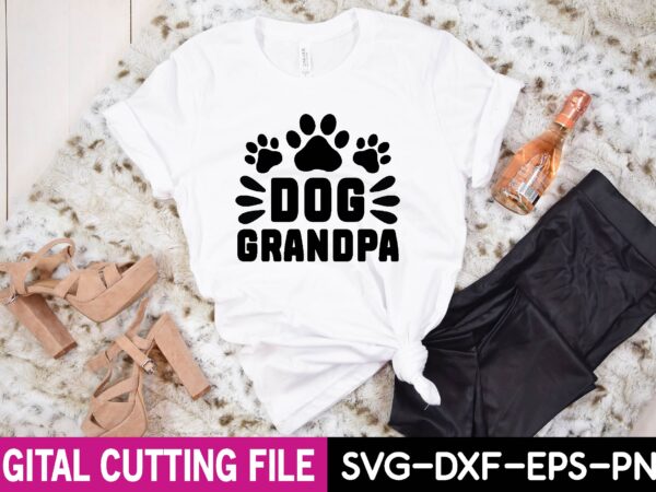 Dog grandpa svg t shirt