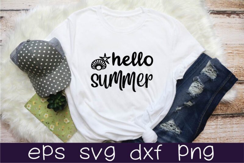 Summer svg bundle t shirt template vector