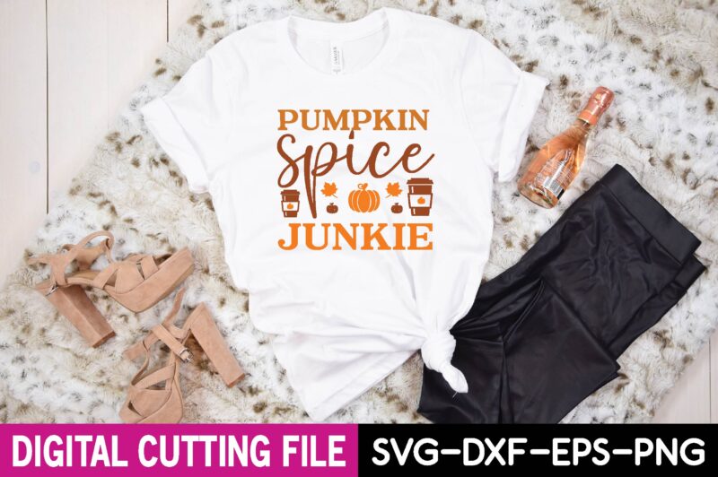 pumpkin spice junkie svg