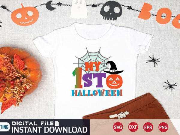 My 1st halloween svg t shirt design