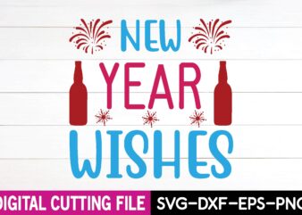 new year wishes svg design,cut file design