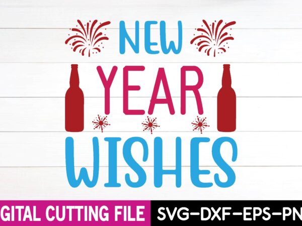 New year wishes svg design,cut file design
