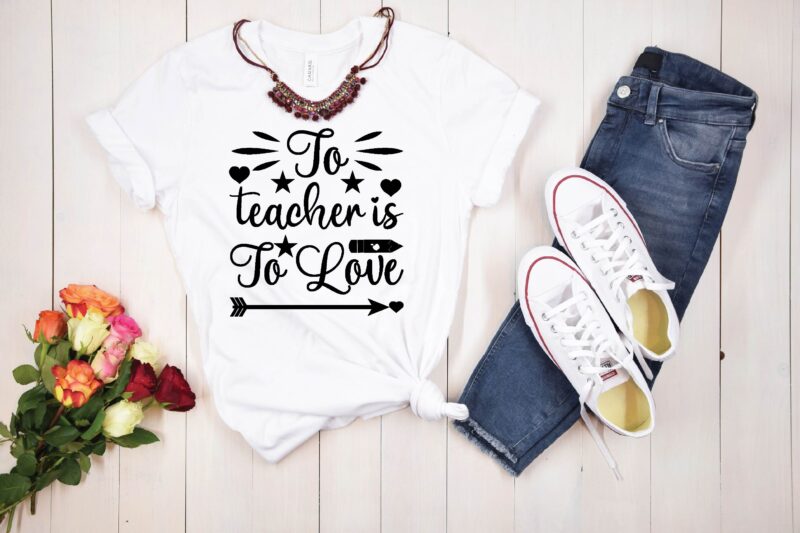 Teacher svg bundle t shirt designs for sale